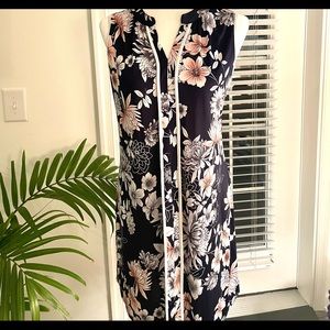 Flower mid length dress